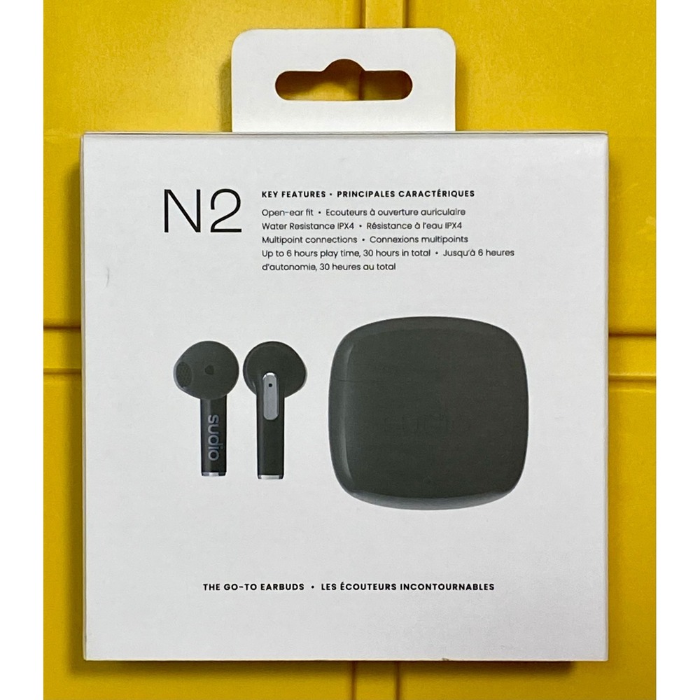 Sudio N2 True Wireless Earbuds Open Ear Fit‎ IPX4 Water Resistance Bluetooth Blk - Picture 3 of 6